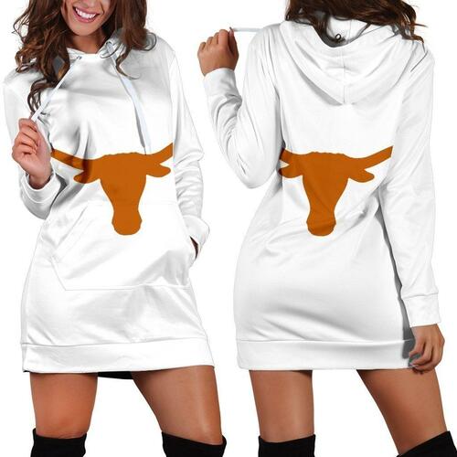 Texas Longhorns 3d All Hoodie Dress