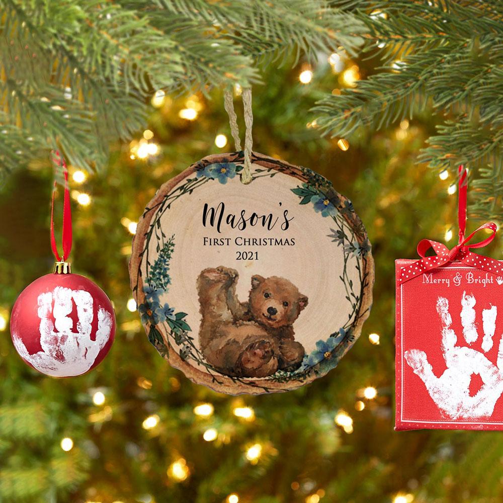 Babys First Christmas Ornament Personalized Christmas Ornament