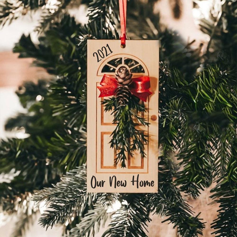 First Apartment Ornament 2021 First Christmas In New Home Christmas Gift For Newlyweds