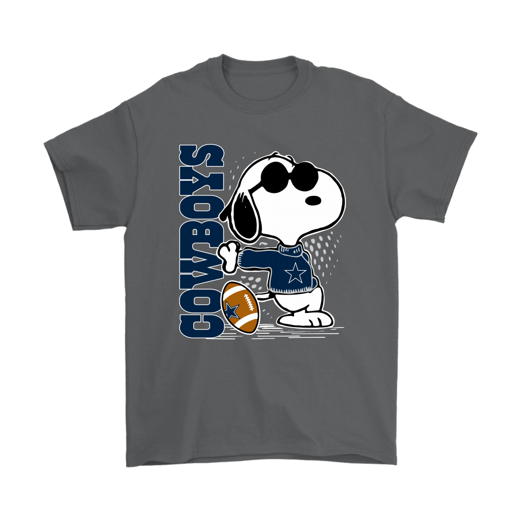 Snoopy Joe Cool Dallas Cowboys Face Mask Shirt Sweatshirt Hoodie