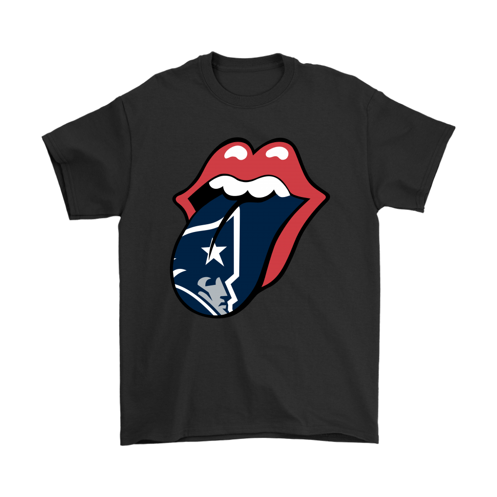 The Rolling Stones Logo X New England Patriots Mashup Nfl Men Women T-shirt, Hoodie, Sweatshirt | Size Up To 6xl