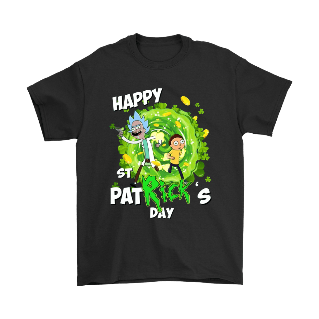 Happy St Patricks Day Rick And Morty Saint Patrick Day Men Women T-shirt, Hoodie, Sweatshirt | Size Up To 6xl