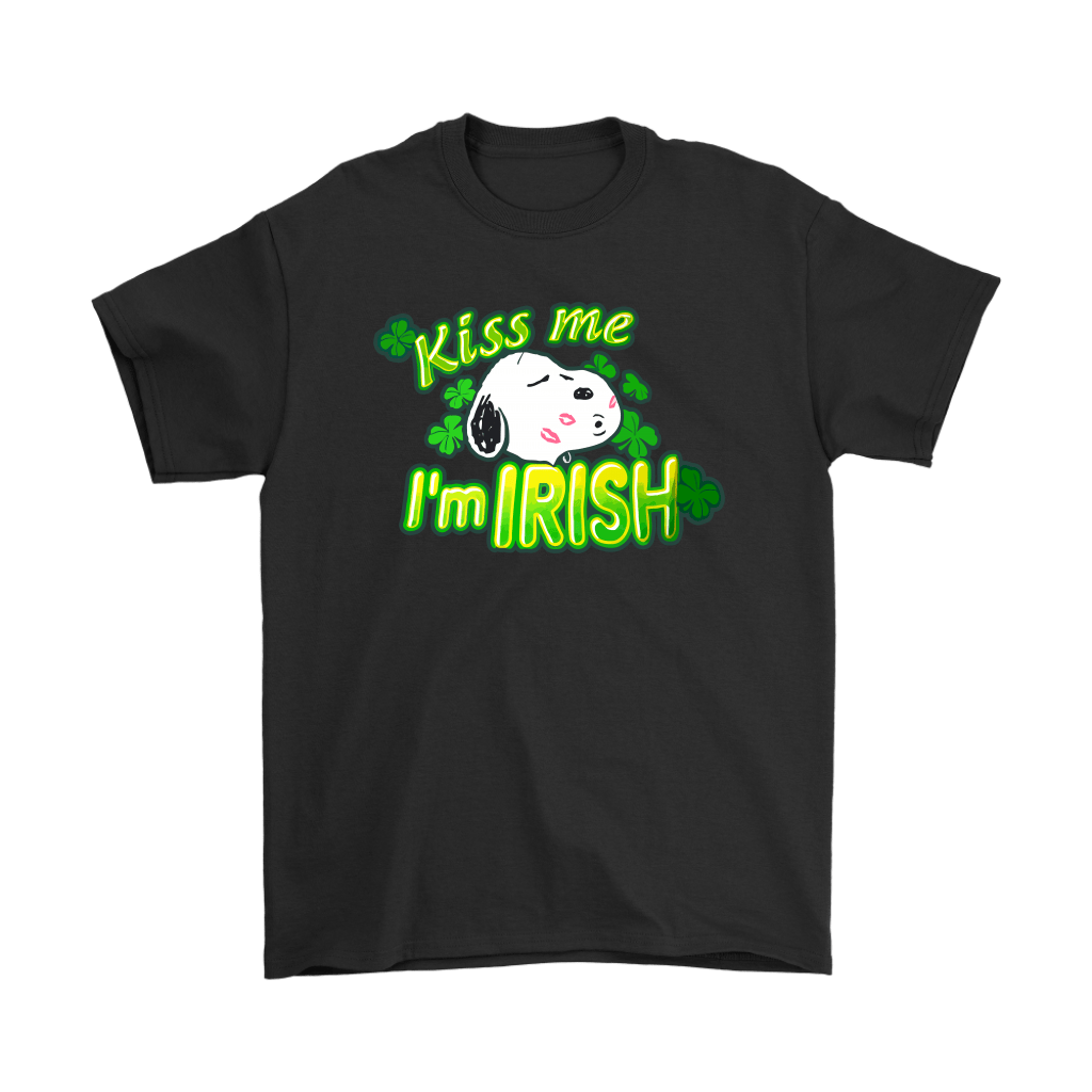 Kiss Me Irish Saint Patrick Days Snoopy Men Women T-shirt, Hoodie, Sweatshirt | Size Up To 6xl