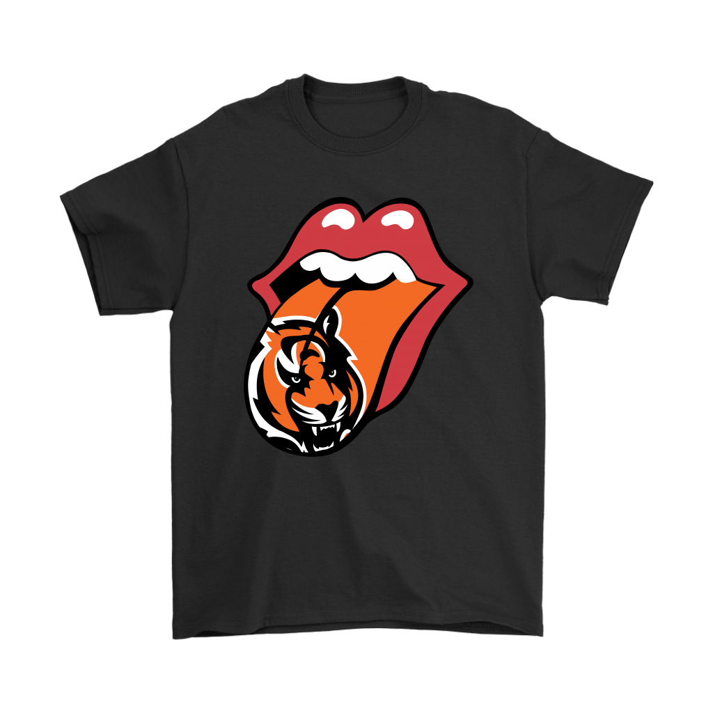 The Rolling Stones Logo X Cincinnati Bengals Mashup Nfl Men Women T-shirt, Hoodie, Sweatshirt | Size Up To 6xl