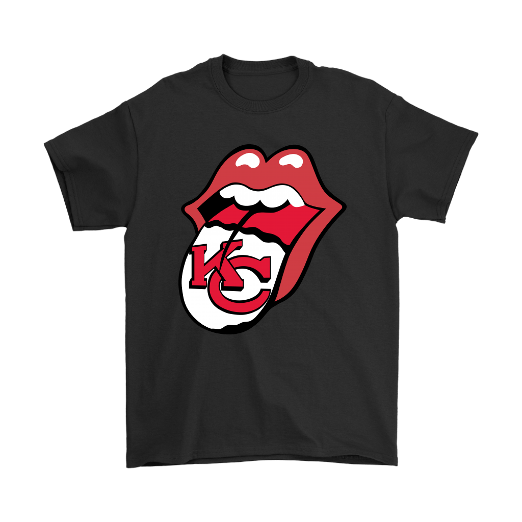 The Rolling Stones Logo X Kansas City Chiefs Mashup Nfl Men Women T-shirt, Hoodie, Sweatshirt | Size Up To 6xl