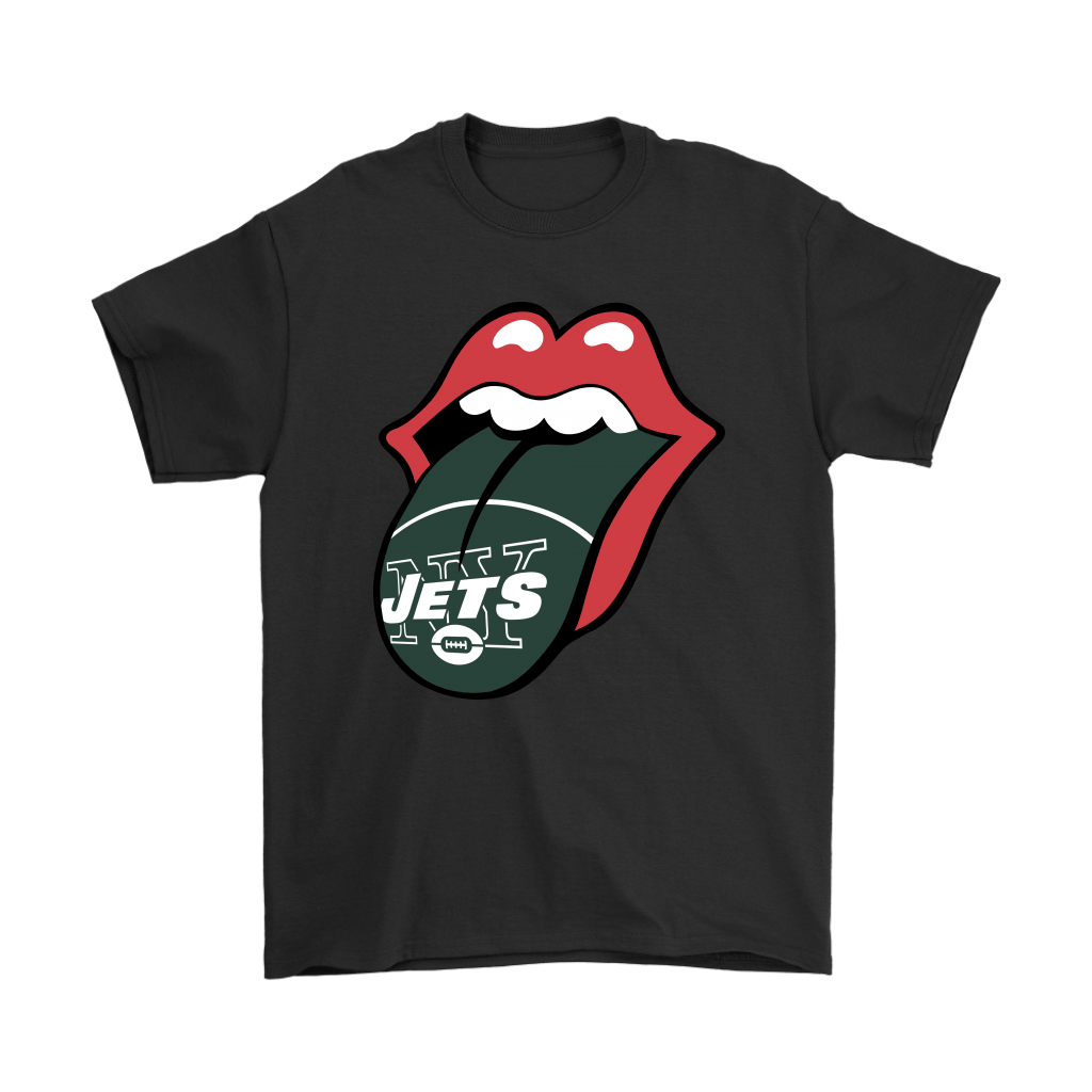 The Rolling Stones Logo X New York Jets Mashup Nfl Men Women T-shirt, Hoodie, Sweatshirt | Size Up To 6xl