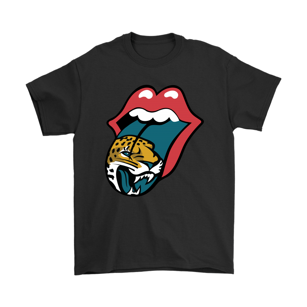 The Rolling Stones Logo X Jacksonville Jaguars Mashup Nfl Men Women T-shirt, Hoodie, Sweatshirt | Size Up To 6xl
