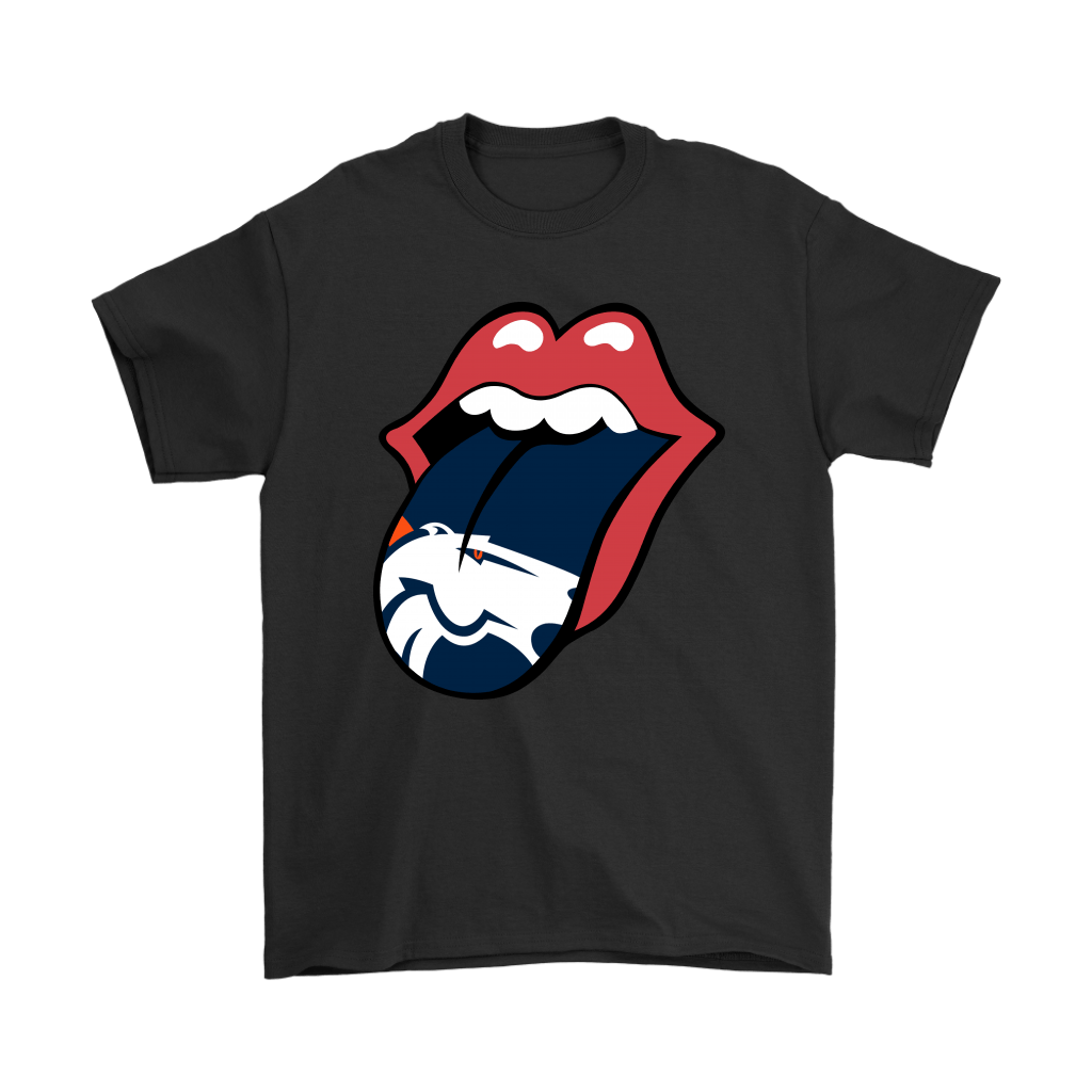 The Rolling Stones Logo X Denver Broncos Mashup Nfl Men Women T-shirt, Hoodie, Sweatshirt | Size Up To 6xl