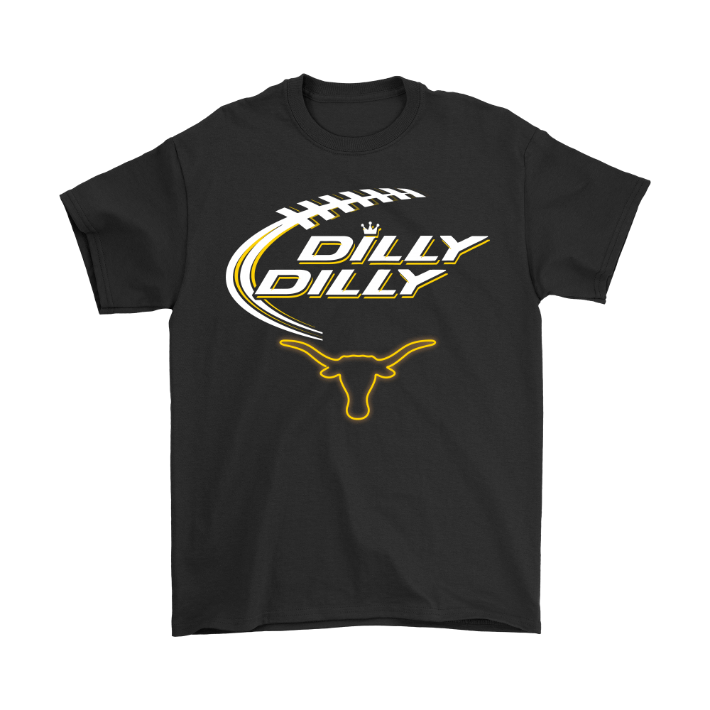 Bud Light Dilly Dilly Texas Longhorns Neon Light Men Women T-shirt, Hoodie, Sweatshirt | Size Up To 6xl