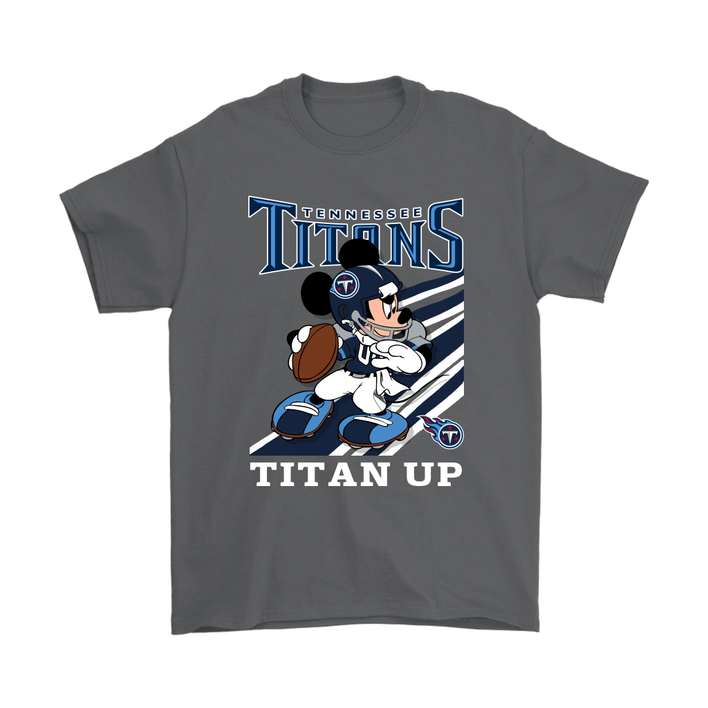 Tennessee Titans Slogan Titan Up Mickey Mouse T-Shirt - T-shirts Low Price