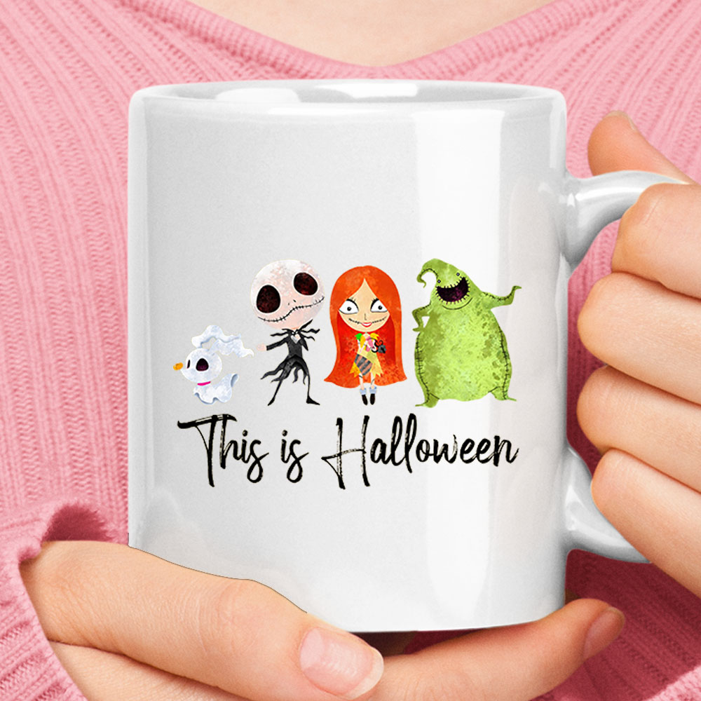 Cute Small The Nightmare Before Christmas This Is Halloween Mug – Ceramic Mug 11oz, 15oz