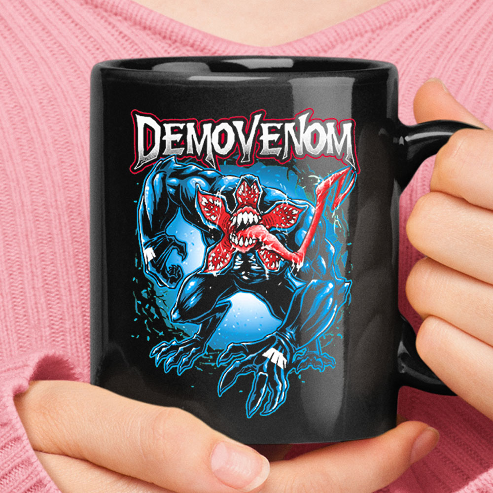 Demovenom Demogorgon X Venom Stranger Things Mashup Black Mug – Ceramic Mug 11oz, 15oz