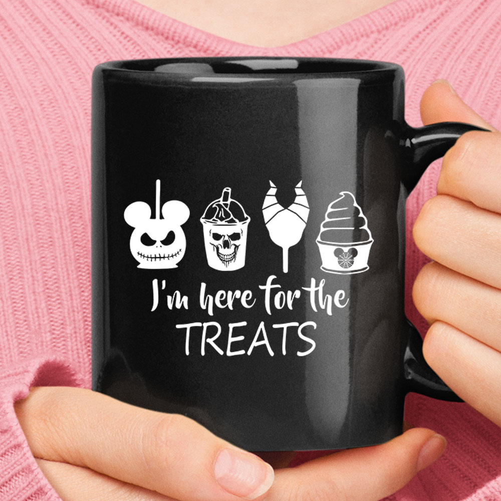 Disney Halloween Im Here For The Treats Mug – Ceramic Mug 11oz, 15oz