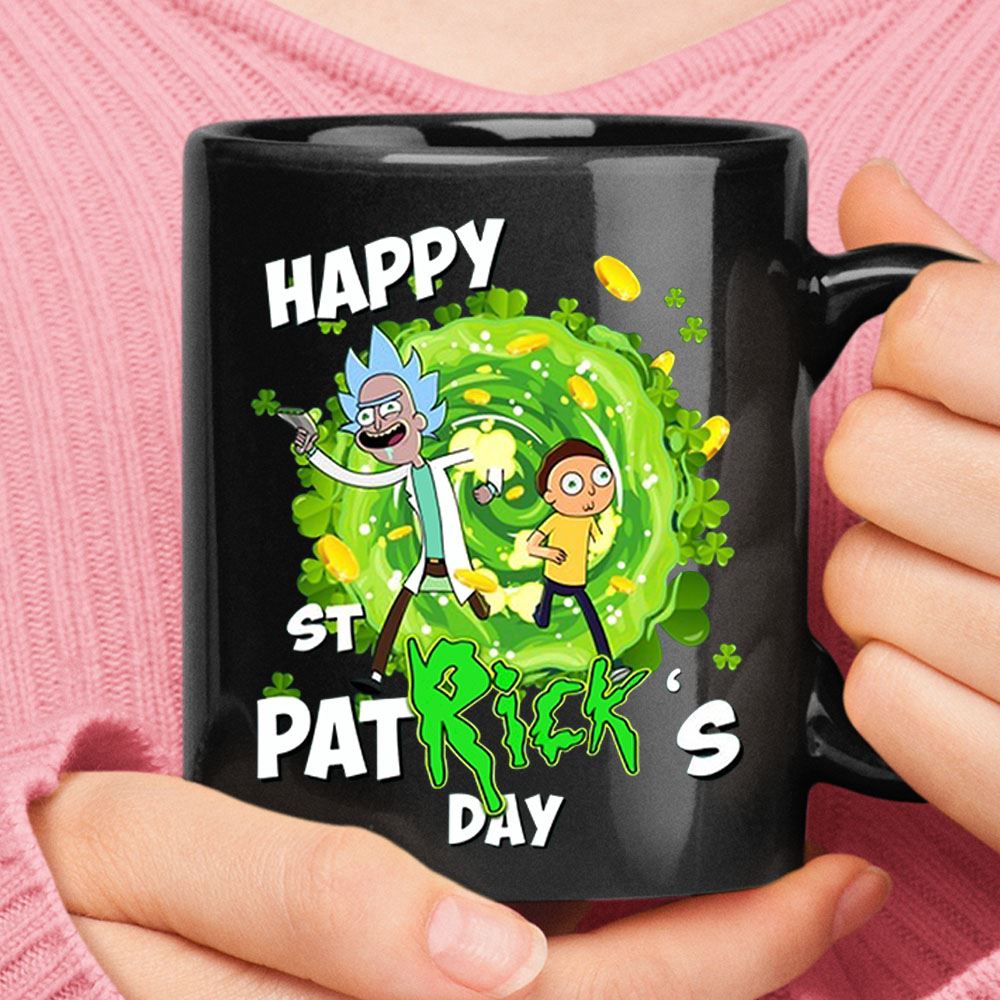 Happy St Patricks Day Rick And Morty Saint Patrick Day Mug – Ceramic Mug 11oz, 15oz
