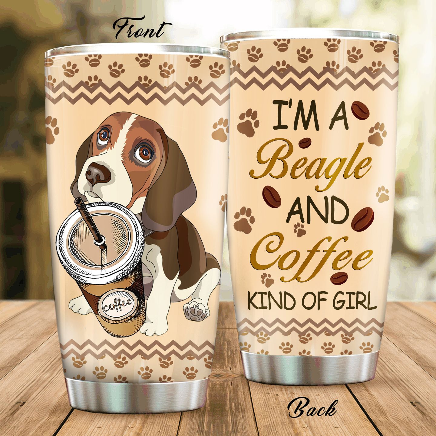 Beagle Dog Tumbler