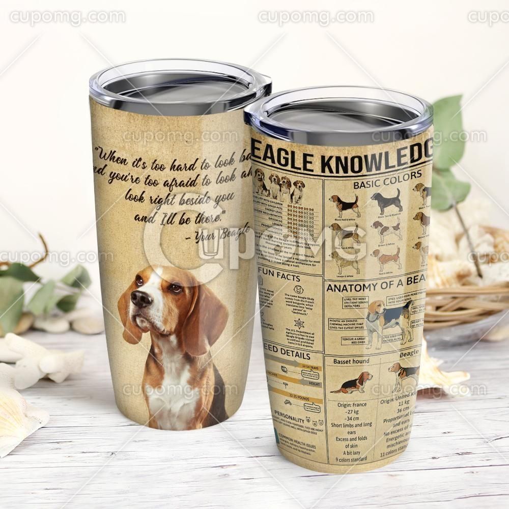 Beagle Knowledge Dog Tumbler