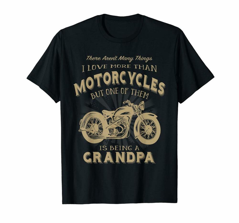 Motorcycle Grandpa Shirt Funny Vintage Biker T Shirt