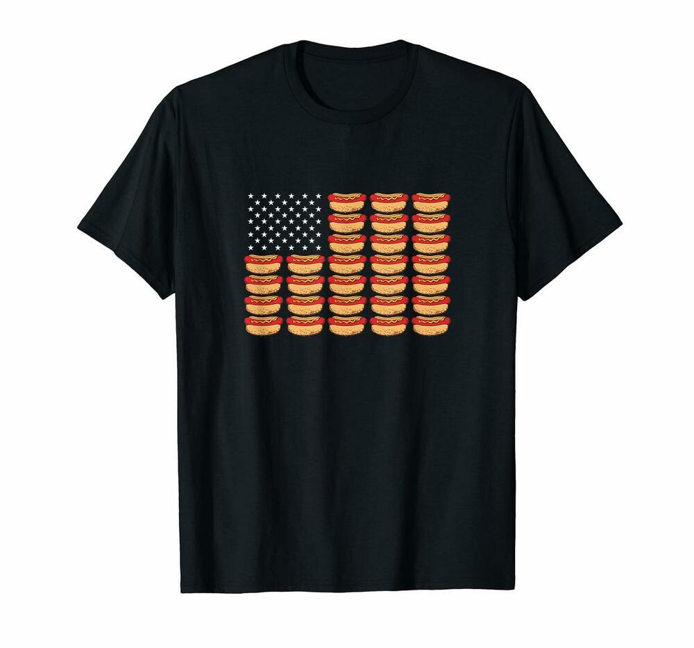 Hot Dog American Flag Patriotic T-shirt, Hoodie, Sweatshirt