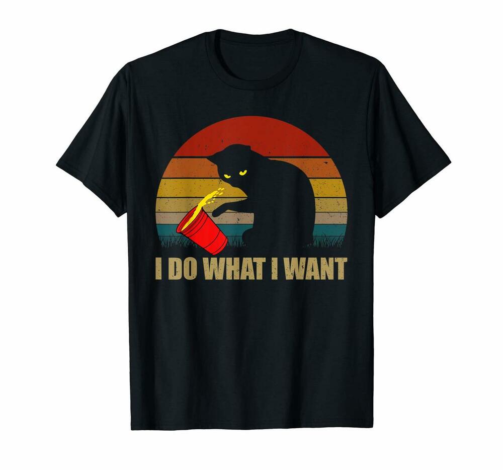 I Do What I Want Cat Shirt Cat Lover T-shirt, Hoodie, Sweatshirt Vintage Design