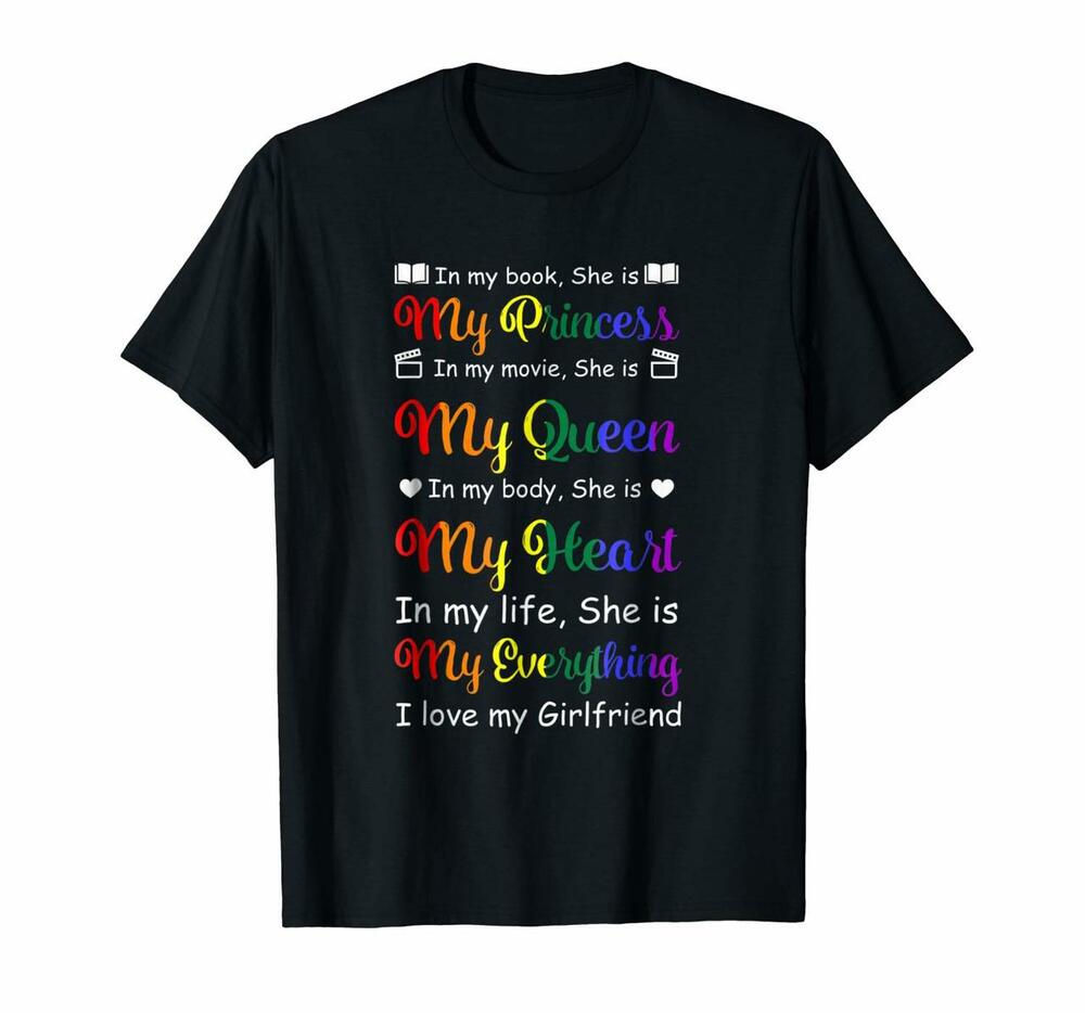 In My Book She Is My Princess She Is My Queen Lgbt Tshirt