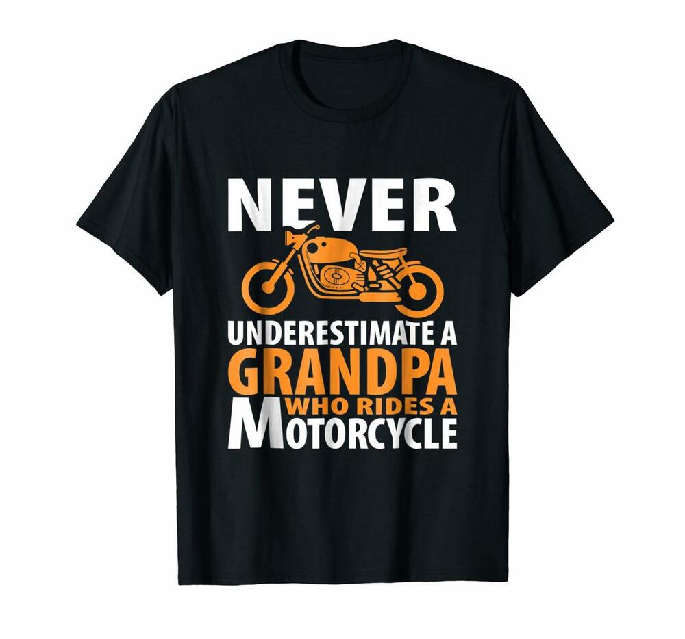 Motorcycle Shirt Grandpa Who Rides Tees Biker Men Dad Gifts