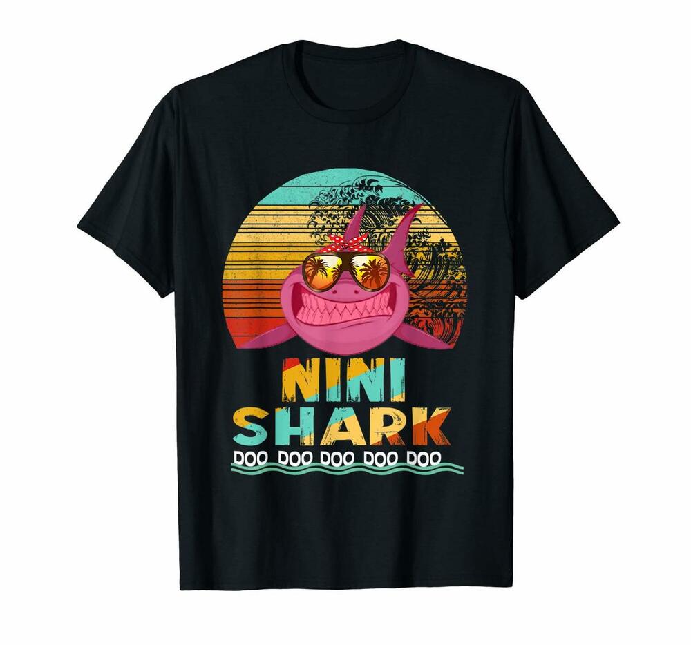 Nini Shark T-shirt, Hoodie, Sweatshirt Doo Doo Doo For Mothers Day Gift