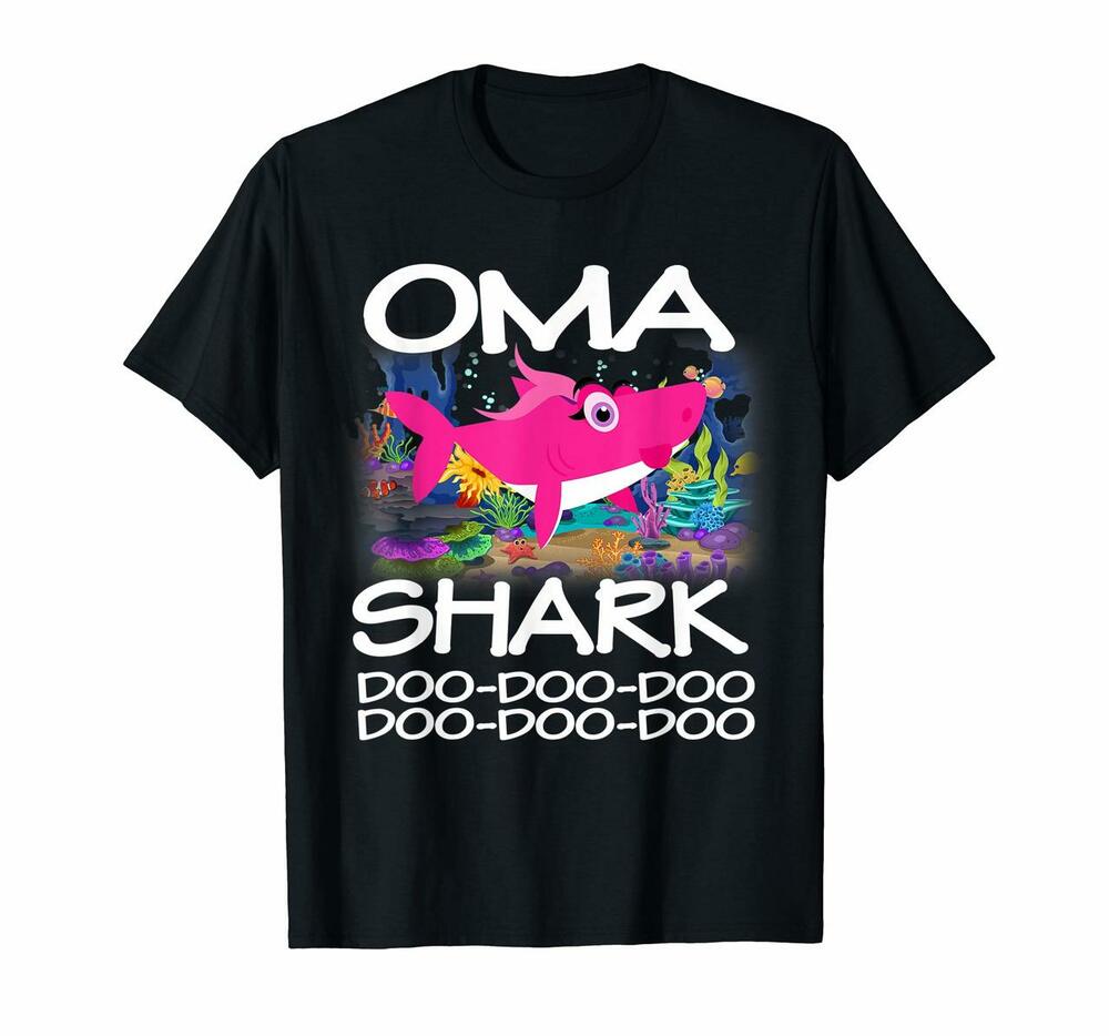 Oma Shark Matching Family Shark Shirt Mothers Gift