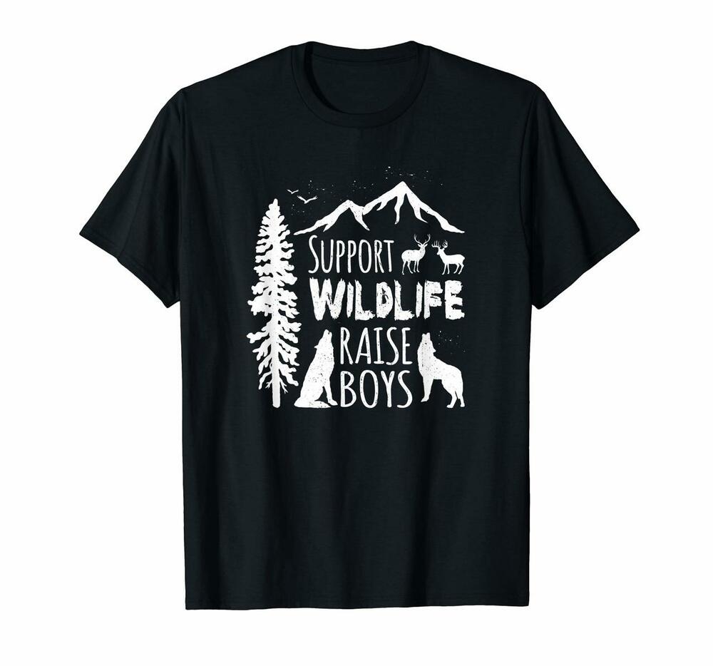 Support Wildlife Raise Boys Shirt For Mom And Mothers Day