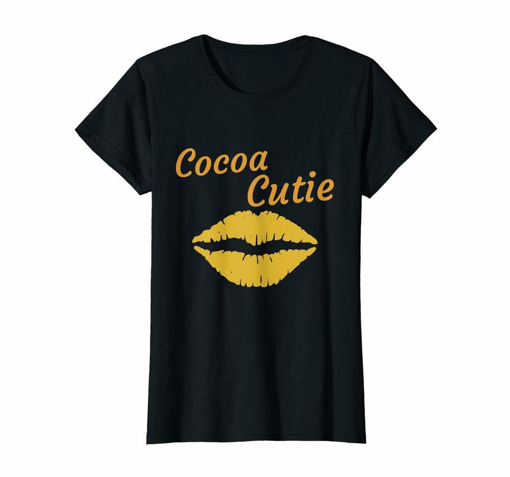Womens Cocoa Cutie Sexy Gold Lips Cute Melanin T-shirt, Hoodie, Sweatshirt