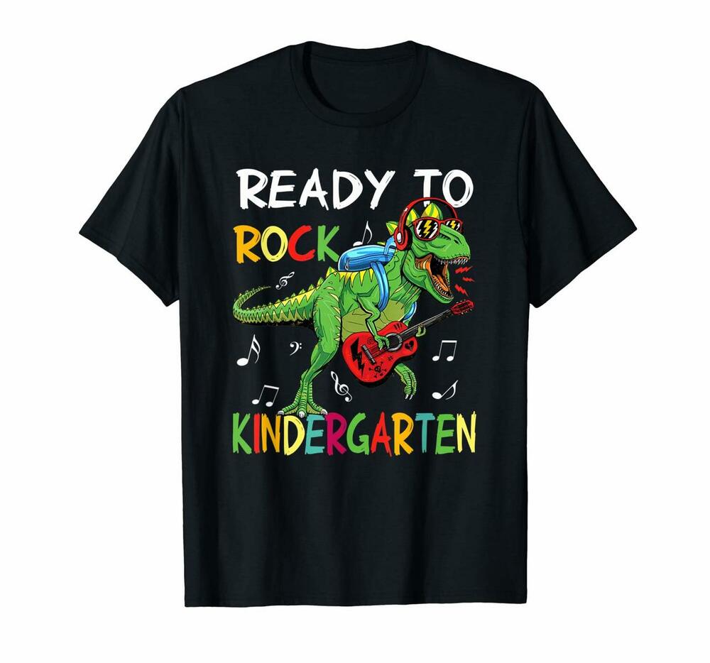 Ready To Rocks Kindergarten Dinosaur Back To School Shirt