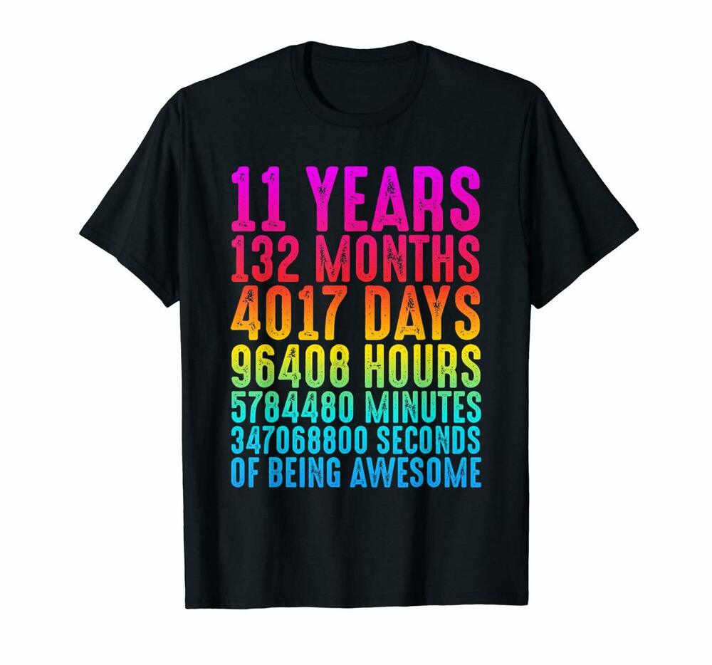 11 Years Old 11th Birthday Retro Vintage Boys Girls T-shirt, Hoodie, Sweatshirt