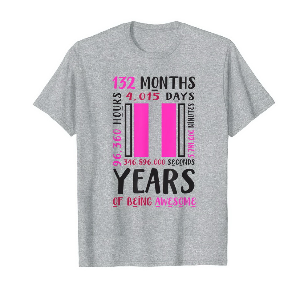 11th Birthday Shirt Girls Gifts 11 Year Old Daughter Niece T-shirt, Hoodie, Sweatshirt New