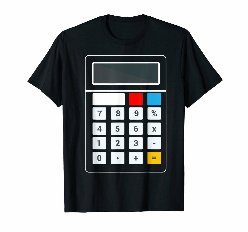 Calculator Halloween Costume Shirt Math Geek Scary Cool Gift News