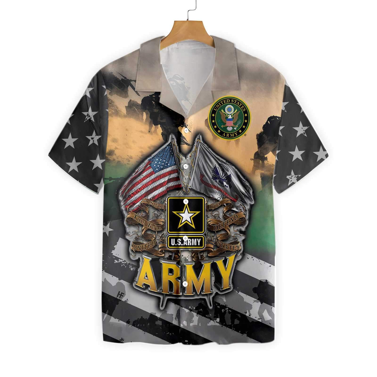 Unique Proudly Served Plus Size US Marine Corps Hawaiian Shirt For Men  Veteran - Freedomdesign