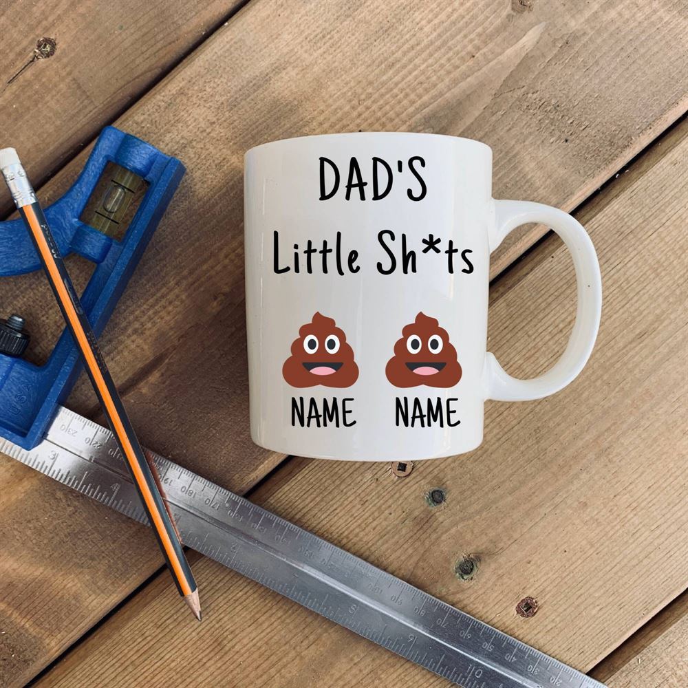 Funny Dad Fathers Day Birthday Gift Personalized Mug Coffee For Him Dads Li