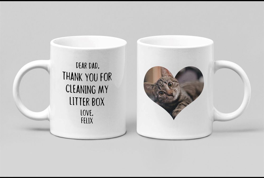 Personalized Cat Dad Mug Funny Cat Owner Coffee Mugs Customized Gift Gifts