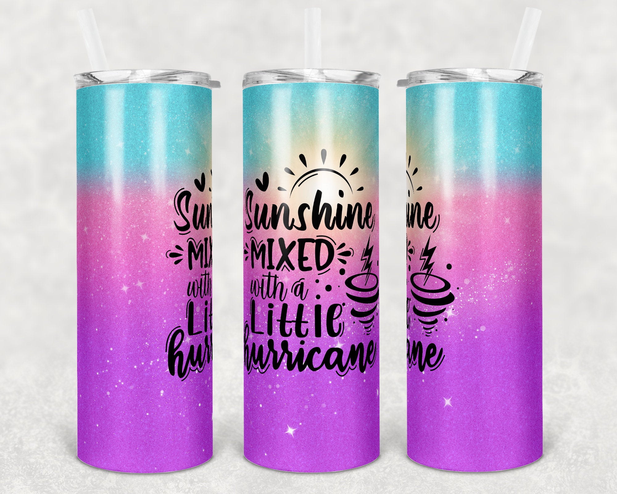 20 Oz Skinny Tumbler Sunshine Mixed With Hurricane Tumblers Iqmmz