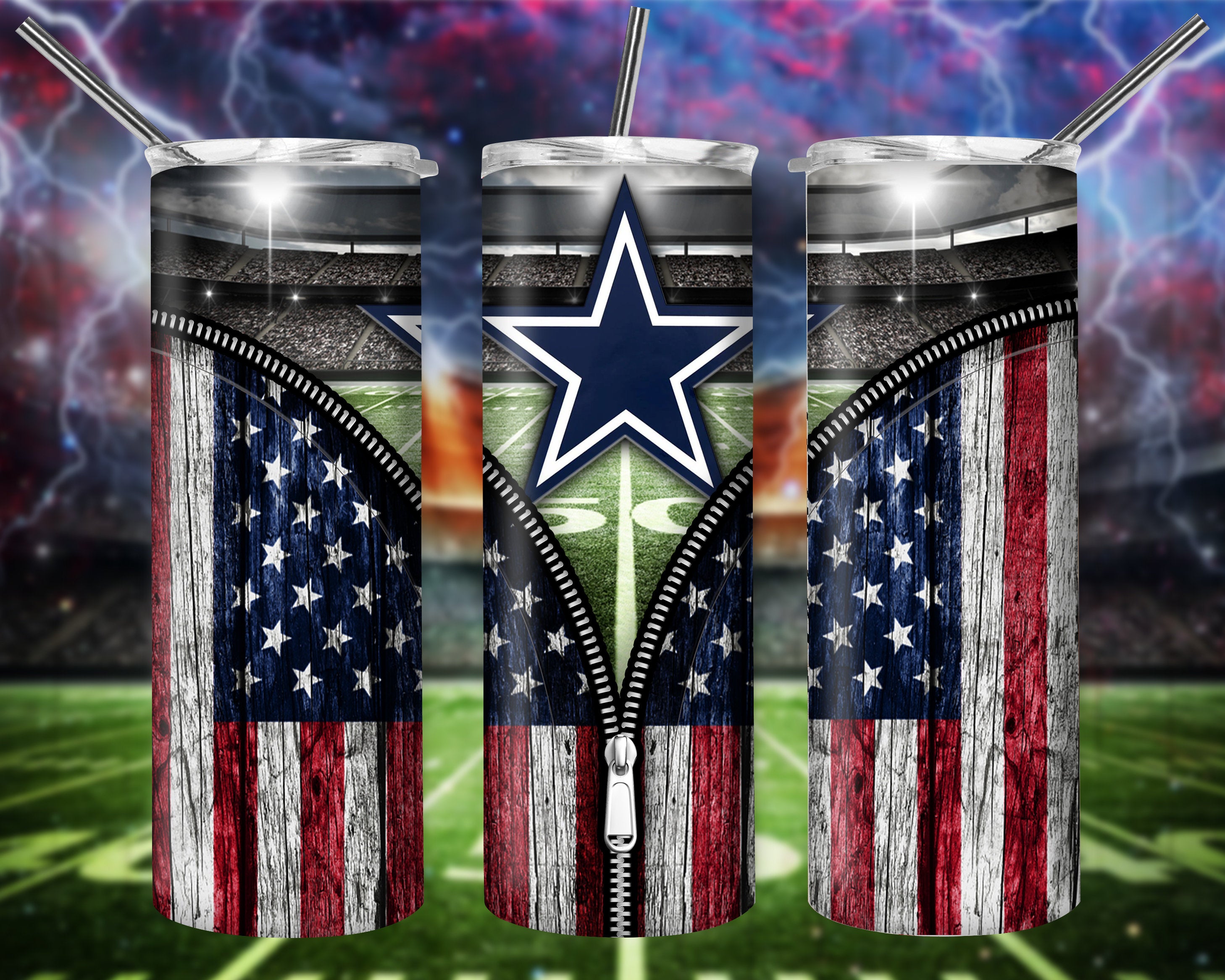 Dallas Cowboys NFL Team Logo 30 oz Tumbler