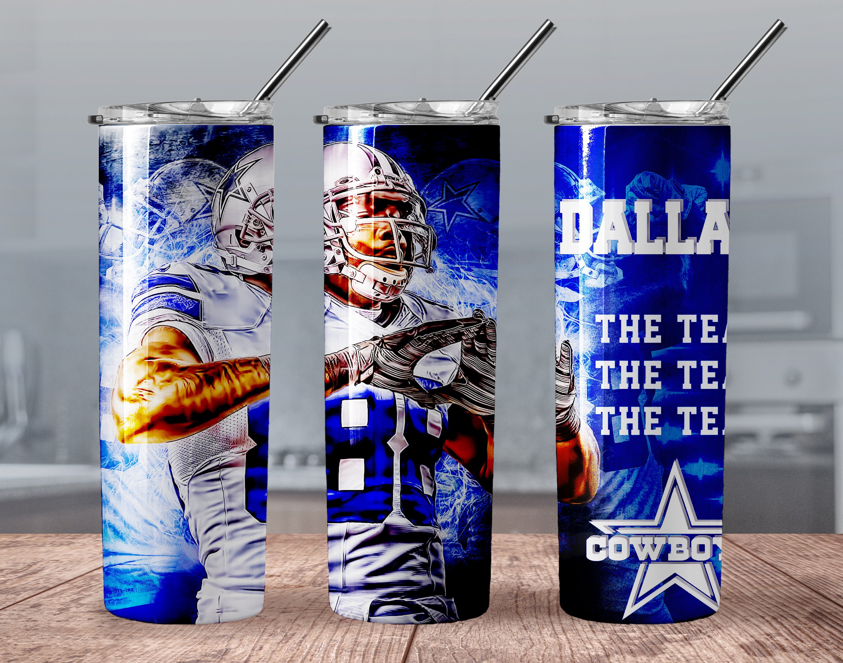 Dallas Cowboys 20oz Personalized Custom Tumbler Tumbler 