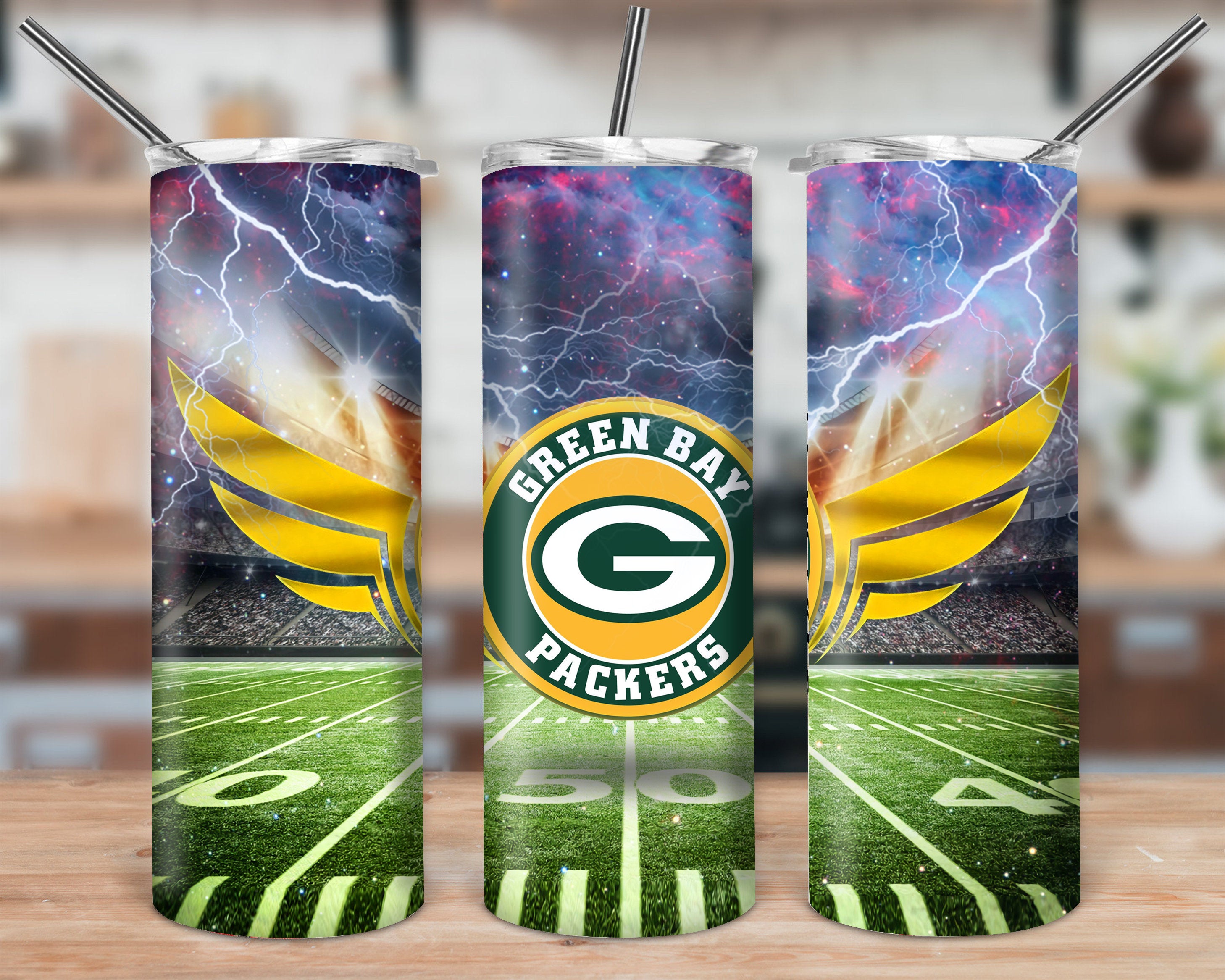 Logo Chair 20 oz Green Bay Packers Native Stainless Tumbler - 612-S20T-63