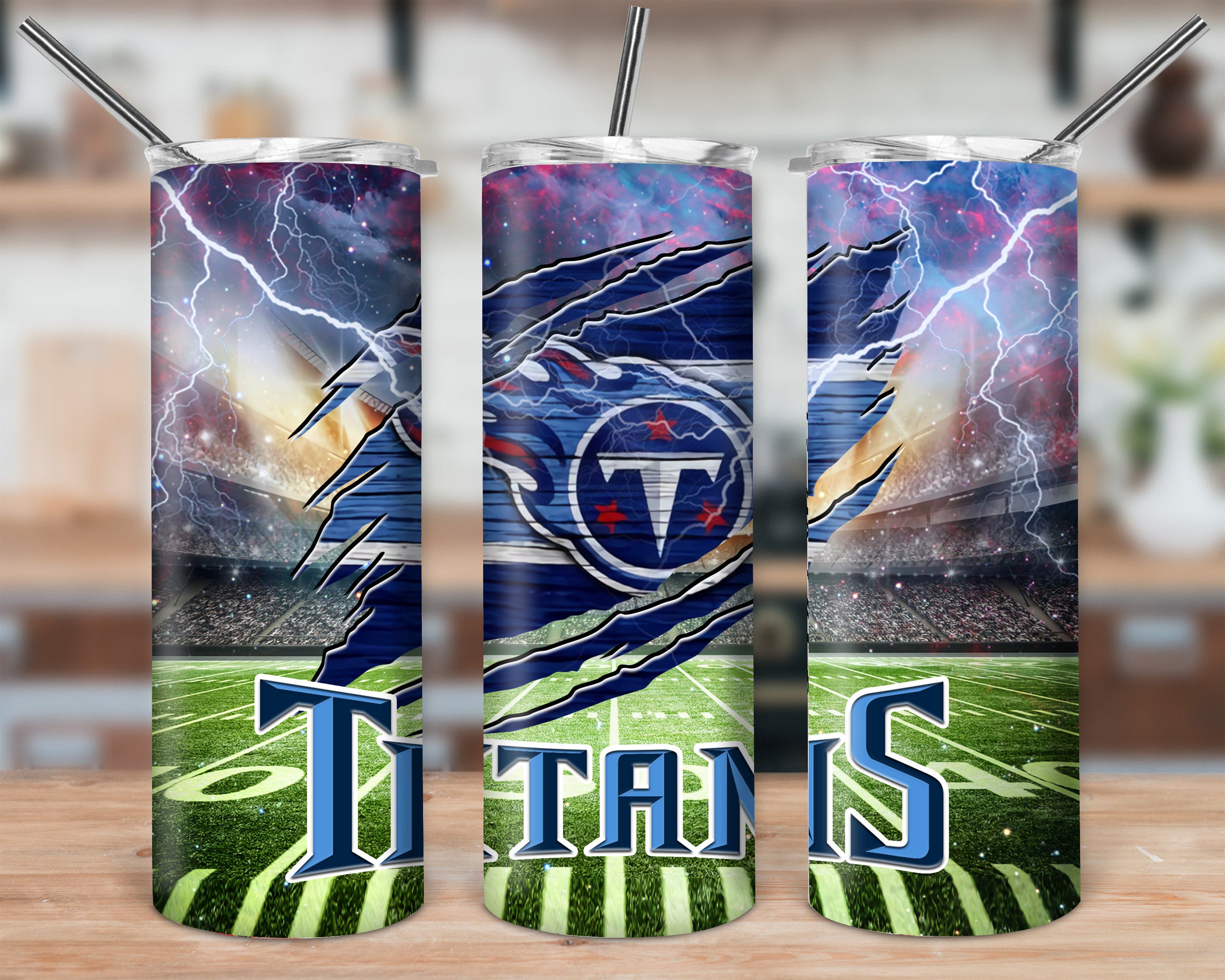 Tennessee Titans Tumbler Nfl Logo Team Tumbler The Titans