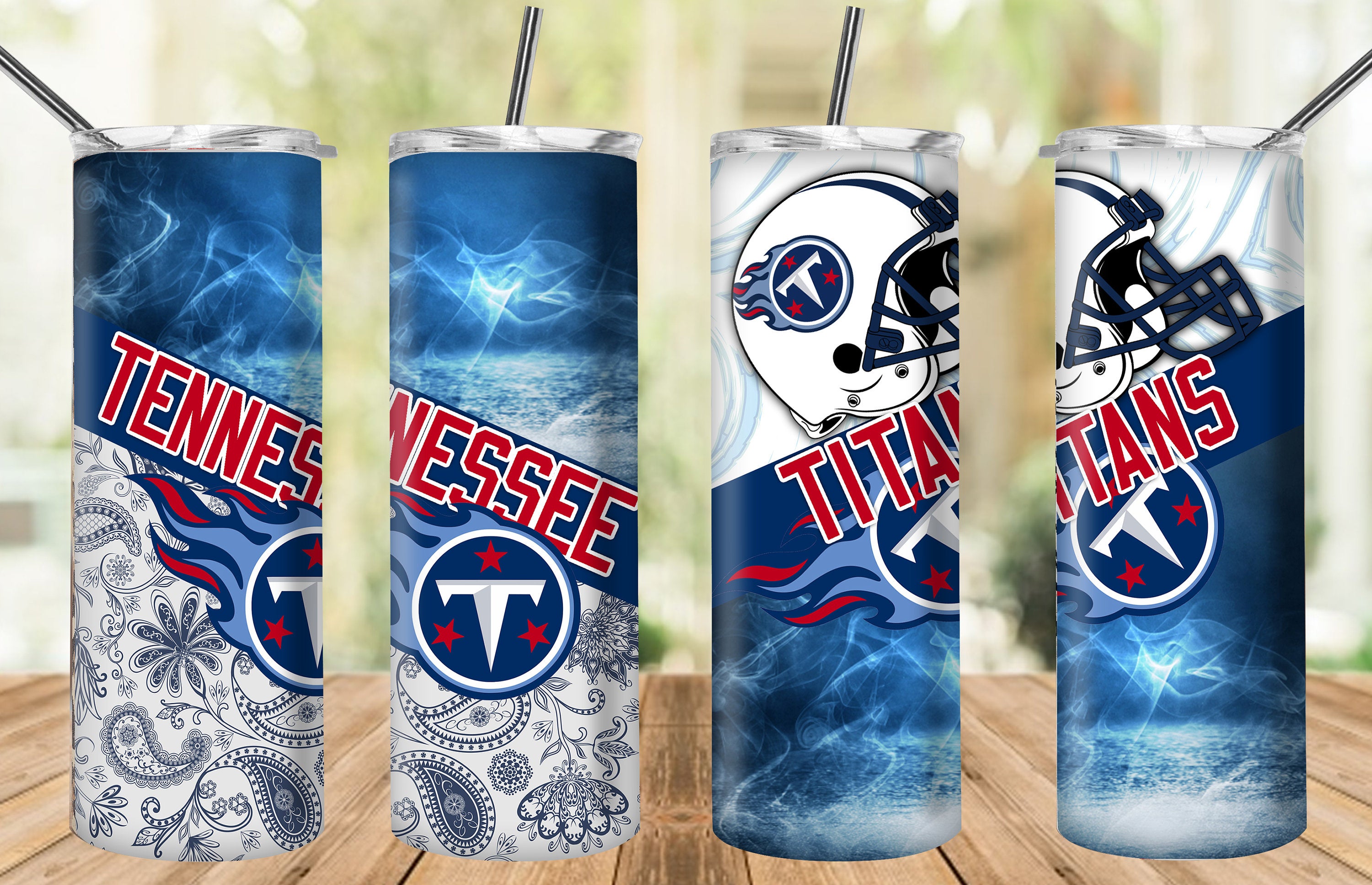 Tennessee Titans Tumbler Nfl Logo Team Tumbler The Titans