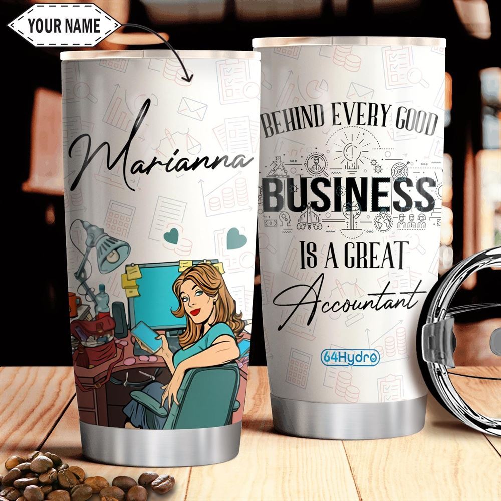 Accountant Personalized W Stainless Steel Tumbler