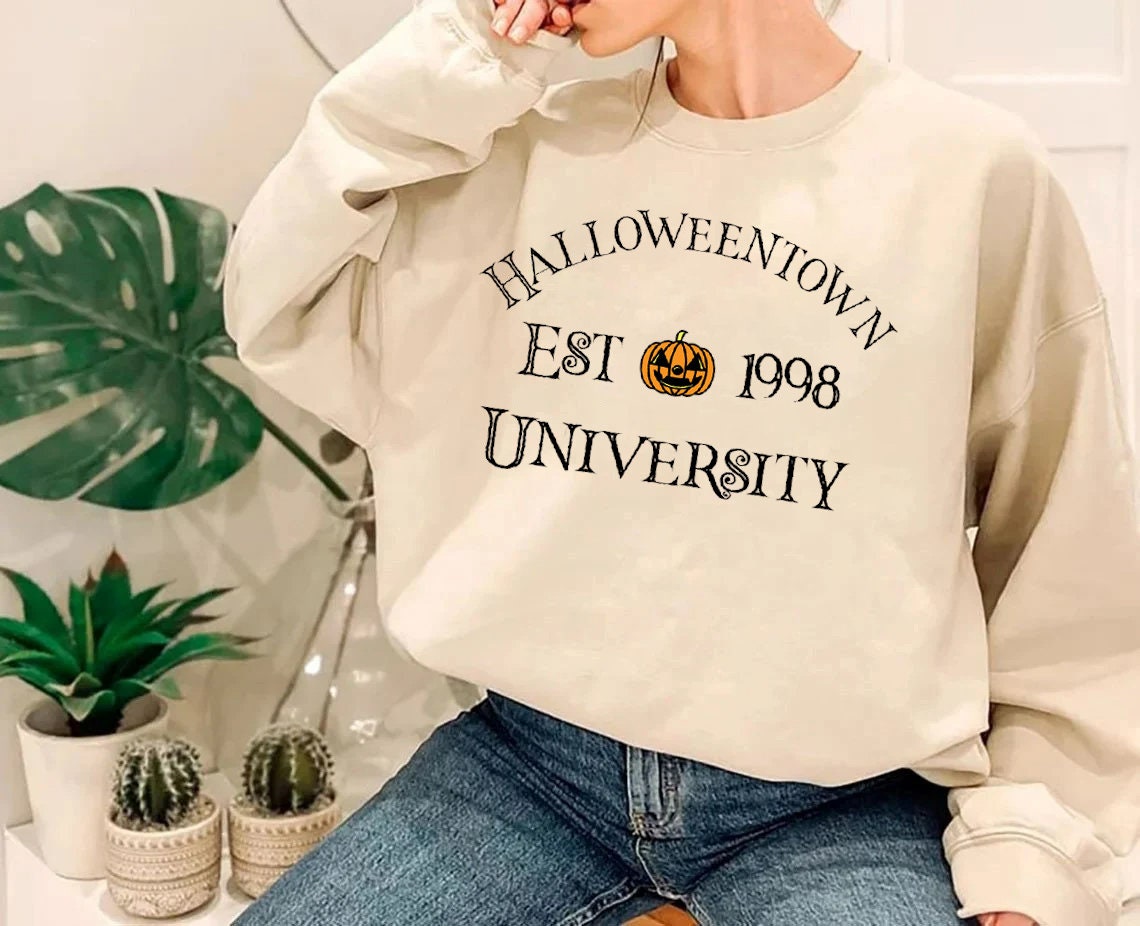 Vintage Halloweentown Est 1998 Sweatshirt Halloween Pumpkin