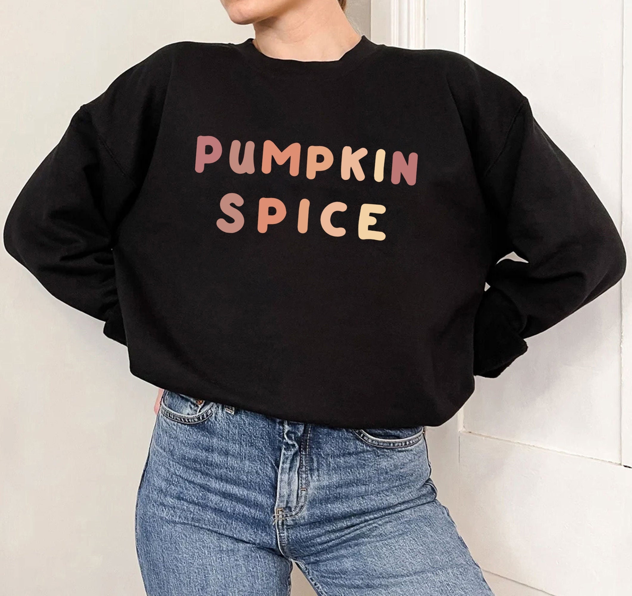 Vintage Pumpkin Spice Sweatshirt Pumpkin Thanksgiving