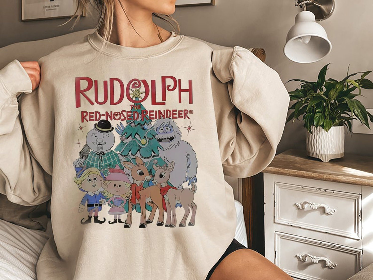 Vintage Rudolph The Red Nosed Reindeer Christmas Sweatshirt