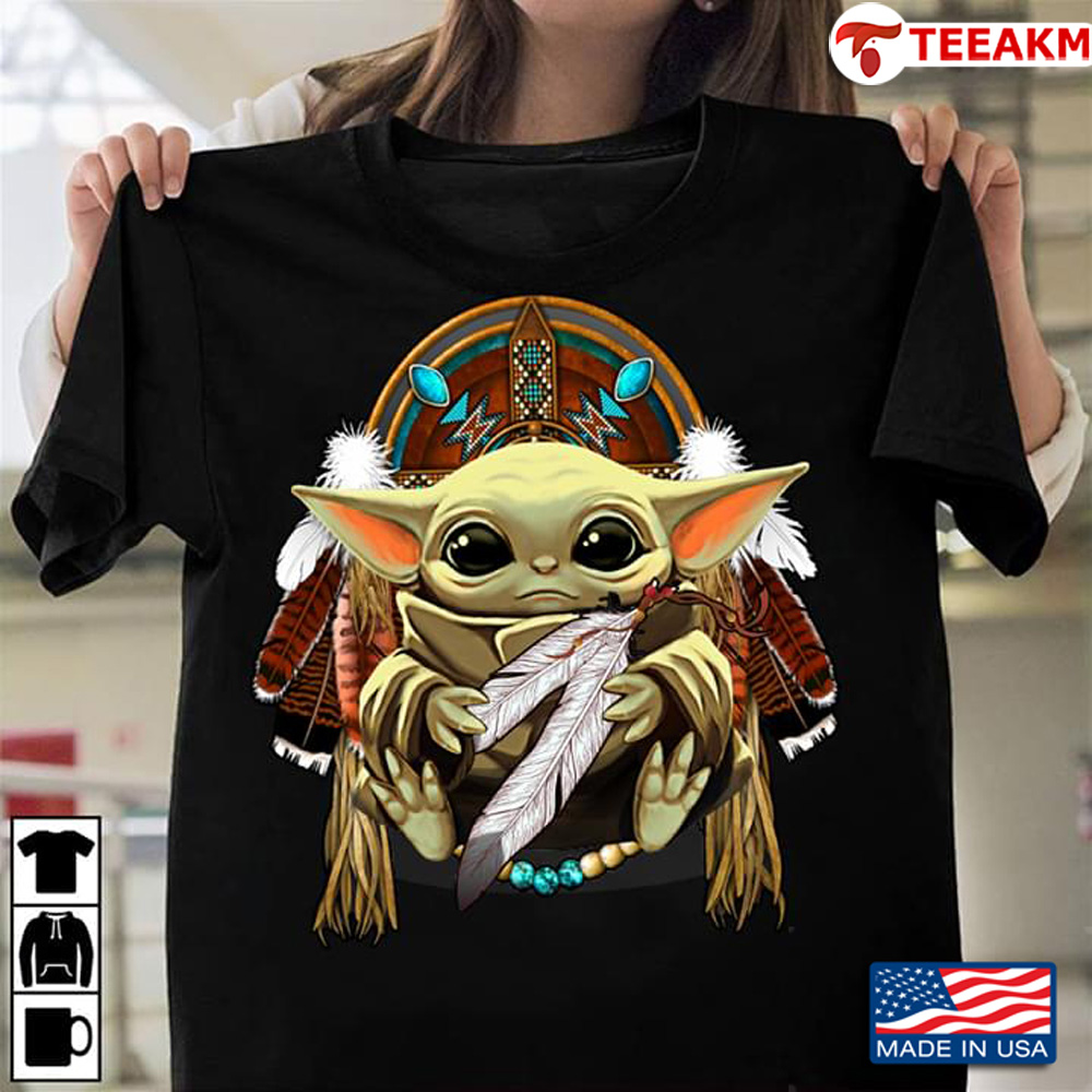 Baby Yoda Indigenous Unisex T-shirt