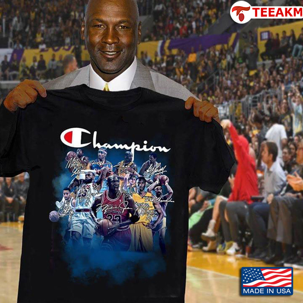 Basketball Stars Champion Signatures Unisex T-shirt