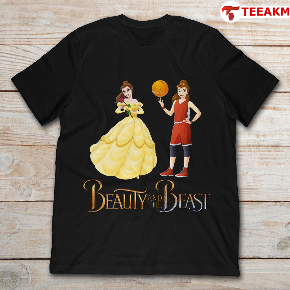 Beauty And The Beast Basketball Belle Unisex T-shirt
