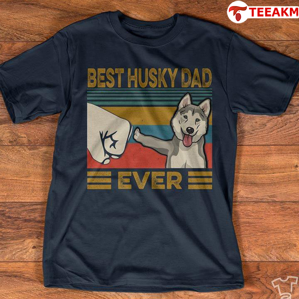 Best Husky Dad Ever Unisex Tee